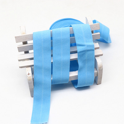 5m színes szegély gumiszalag nagy rugalmasság duplán hajtogatott gumiszalag otthoni csipke dekoráció varró öv ruházati kiegészítők 2cm