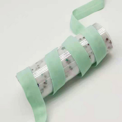 5m színes szegély gumiszalag nagy rugalmasság duplán hajtogatott gumiszalag otthoni csipke dekoráció varró öv ruházati kiegészítők 2cm