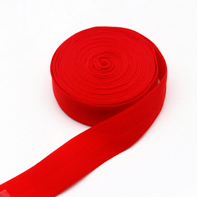 5m színes szegély gumiszalag nagy rugalmasság duplán hajtogatott gumiszalag otthoni csipke dekoráció varró öv ruházati kiegészítők 2cm