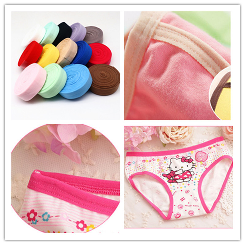 5m színes szegély gumiszalag nagy rugalmasság duplán hajtogatott gumiszalag otthoni csipke dekoráció varró öv ruházati kiegészítők 2cm