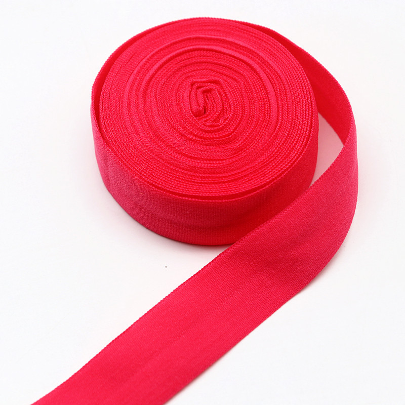 5m színes szegély gumiszalag nagy rugalmasság duplán hajtogatott gumiszalag otthoni csipke dekoráció varró öv ruházati kiegészítők 2cm