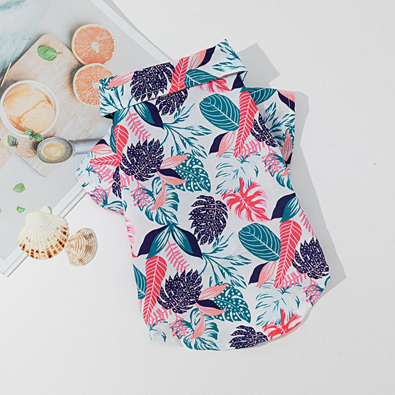 Tricou pentru animale de companie, elegant, lavabil, moale, cu imprimare cu puncte, pentru animale de companie, pentru exterior, tricou pentru câini, haine de vară pentru câini