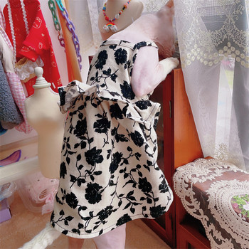 Καλοκαιρινό φόρεμα για γάτα Sphynx Δαντέλα Floral βαμβακερή φούστα για γατάκια Άτριχα ρούχα για γάτες Μαλακό λεπτό υλικό Φούστα Devon Rex για κατοικίδια