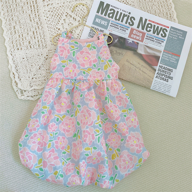 Devon Rex macskaszoknya kisállatkellékek Sphynx Cat ujjatlan pamut szoknya Princess, édes stílusú ruha kutyának Sphynix macska nyáron