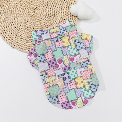 Havaju stila suņu T-krekli Pludmales vasaras mājdzīvnieku suņu apģērbi maziem suņiem Veste Elpojošs kucēnu mājdzīvnieku krekls Čivavas Jorkas kostīms