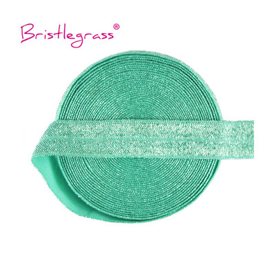 BISTLEGRASS 2 5 10 jards, 5/8 collas, 15 mm, sudraba mirdzošs FOE, pārlokamais gumijas elastīgums, elastāna lentes lentes, matu kaklasaites, galvas saite, kleita, šūšanas apdare