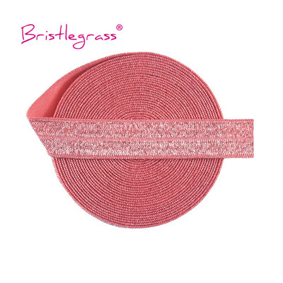 BISTLEGRASS 2 5 10 jards, 5/8 collas, 15 mm, sudraba mirdzošs FOE, pārlokamais gumijas elastīgums, elastāna lentes lentes, matu kaklasaites, galvas saite, kleita, šūšanas apdare