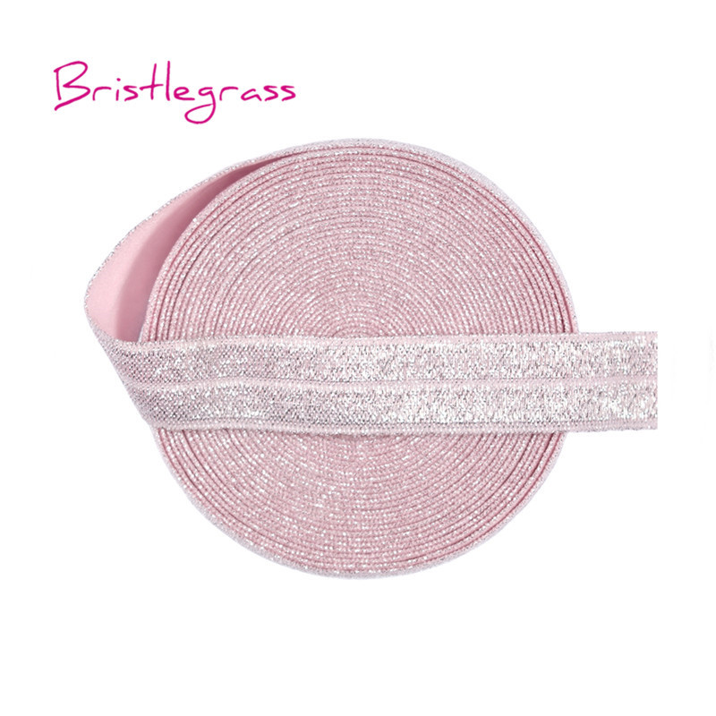 BISTLEGRASS 2 5 10 jards, 5/8 collas, 15 mm, sudraba mirdzošs FOE, pārlokamais gumijas elastīgums, elastāna lentes lentes, matu kaklasaites, galvas saite, kleita, šūšanas apdare