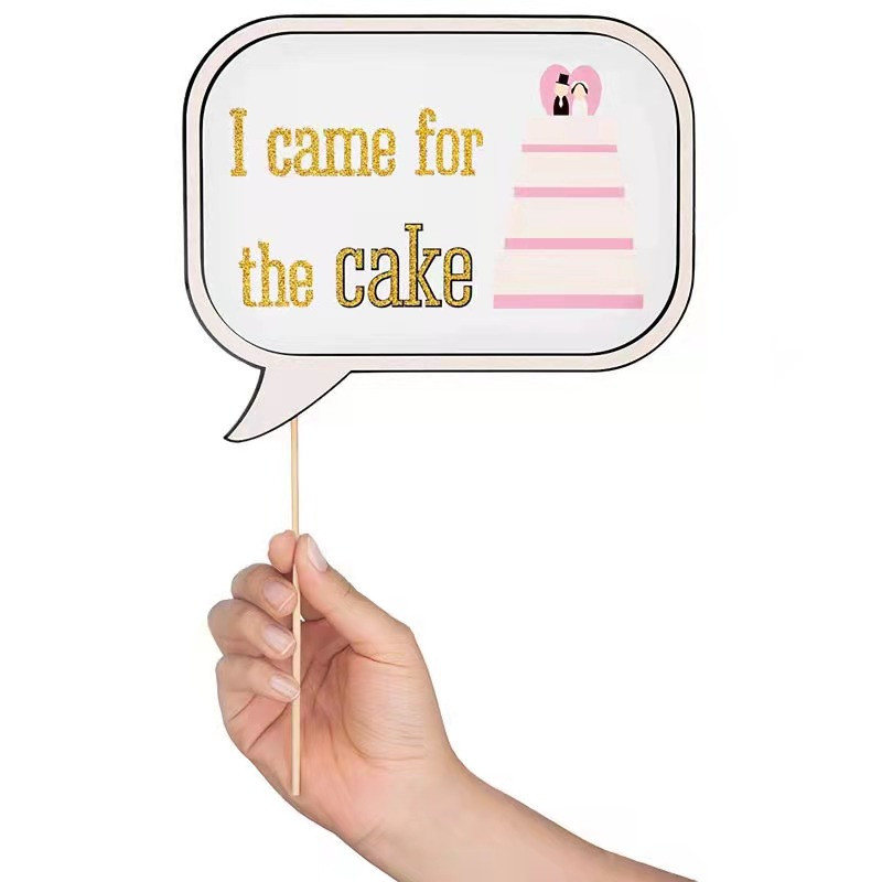 Radošas kāzu ballītes rokas foto rekvizīti Līgavas un līgavaiņa komandas šaušanas dekorācijas Smieklīgas dzimšanas dienas ballītes DIY šaušanas rekvizīti.