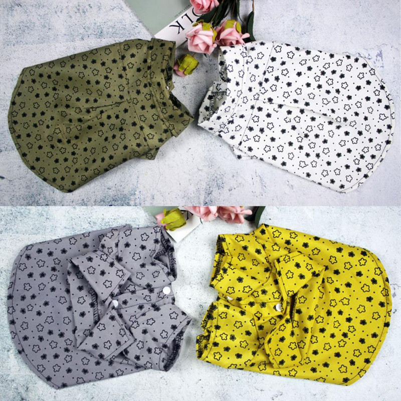 Kisállatruházat Vonzó kutyapulóver Légáteresztő Kiváló Kisállat Nyári Nyomtatott ing Kutyaruházat kültéri használatra