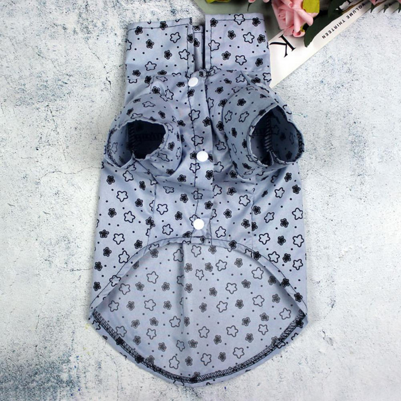 Kisállatruházat Vonzó kutyapulóver Légáteresztő Kiváló Kisállat Nyári Nyomtatott ing Kutyaruházat kültéri használatra