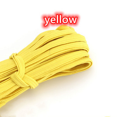 3mm 6mm Πολύχρωμες ελαστικές ταινίες υψηλής ελαστικότητας Σχοινάκι Λαστιχένια ζώνη Spandex Κορδέλα ραψίματος Δαντέλα Διακοσμητική ζώνη ρούχων