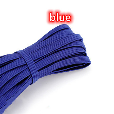 3mm 6mm Πολύχρωμες ελαστικές ταινίες υψηλής ελαστικότητας Σχοινάκι Λαστιχένια ζώνη Spandex Κορδέλα ραψίματος Δαντέλα Διακοσμητική ζώνη ρούχων