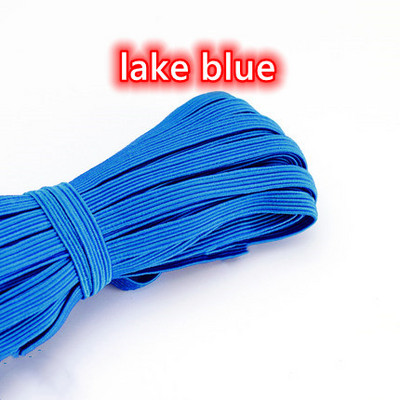 3mm 6mm Πολύχρωμες ελαστικές ταινίες υψηλής ελαστικότητας Σχοινάκι Λαστιχένια ζώνη Spandex Κορδέλα ραψίματος Δαντέλα Διακοσμητική ζώνη ρούχων