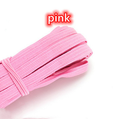 3mm 6mm Πολύχρωμες ελαστικές ταινίες υψηλής ελαστικότητας Σχοινάκι Λαστιχένια ζώνη Spandex Κορδέλα ραψίματος Δαντέλα Διακοσμητική ζώνη ρούχων