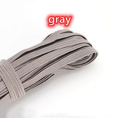 3mm 6mm Πολύχρωμες ελαστικές ταινίες υψηλής ελαστικότητας Σχοινάκι Λαστιχένια ζώνη Spandex Κορδέλα ραψίματος Δαντέλα Διακοσμητική ζώνη ρούχων