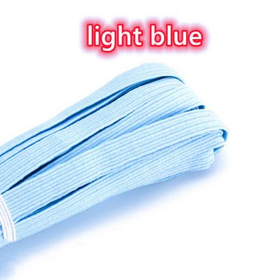 3mm 6mm Πολύχρωμες ελαστικές ταινίες υψηλής ελαστικότητας Σχοινάκι Λαστιχένια ζώνη Spandex Κορδέλα ραψίματος Δαντέλα Διακοσμητική ζώνη ρούχων