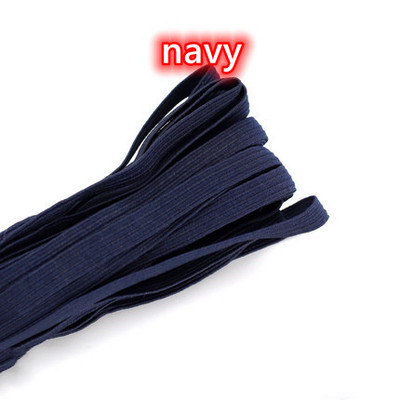 3mm 6mm Πολύχρωμες ελαστικές ταινίες υψηλής ελαστικότητας Σχοινάκι Λαστιχένια ζώνη Spandex Κορδέλα ραψίματος Δαντέλα Διακοσμητική ζώνη ρούχων