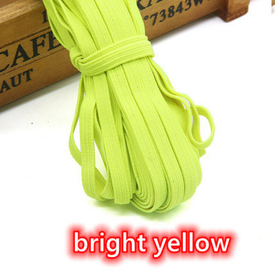 3mm 6mm Πολύχρωμες ελαστικές ταινίες υψηλής ελαστικότητας Σχοινάκι Λαστιχένια ζώνη Spandex Κορδέλα ραψίματος Δαντέλα Διακοσμητική ζώνη ρούχων