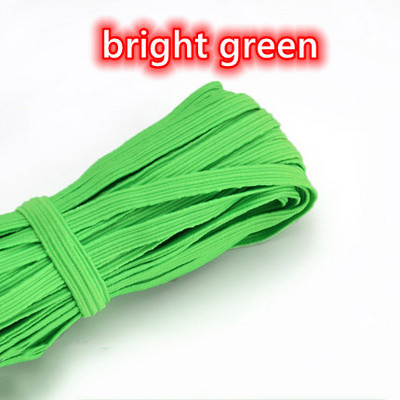 3mm 6mm Πολύχρωμες ελαστικές ταινίες υψηλής ελαστικότητας Σχοινάκι Λαστιχένια ζώνη Spandex Κορδέλα ραψίματος Δαντέλα Διακοσμητική ζώνη ρούχων