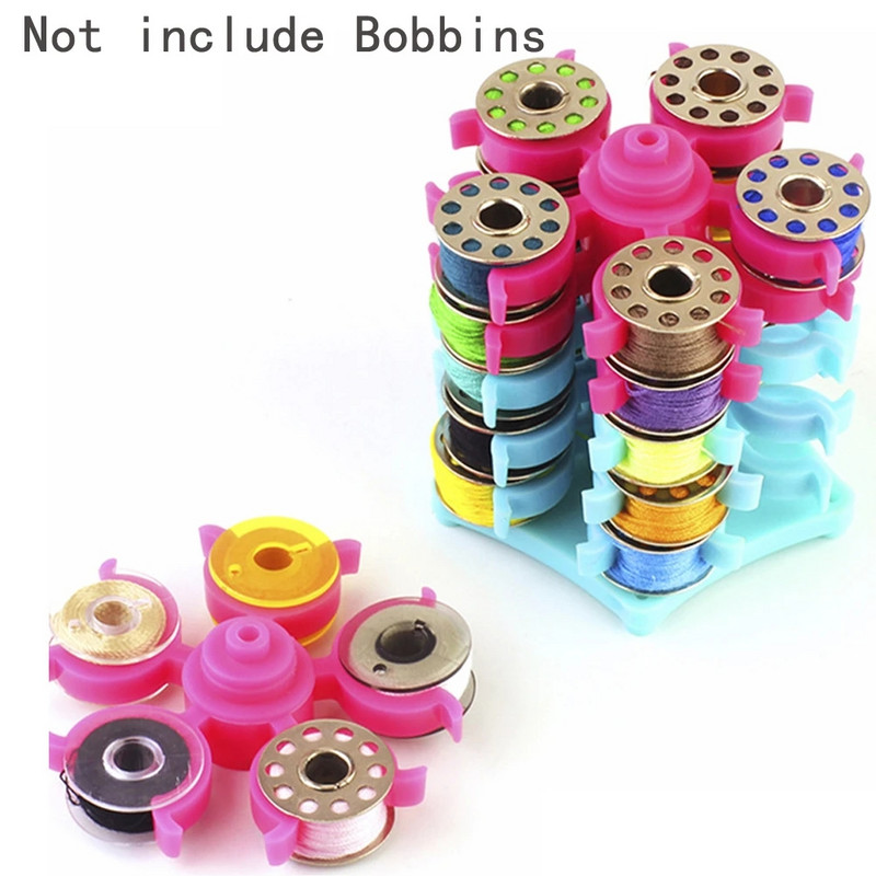 Organizatorius Rack Bobbins Tower Storage Stack`N Store Siuvinėjimo stovas Plastikinis Naudingas laikiklis