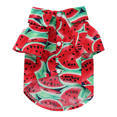 Suņu džemperis mazgājams suņu krekls, izsmalcināts apmali, stilīgs citrona raksts mājdzīvnieku suns divkājains krekls mājdzīvnieku piederumi