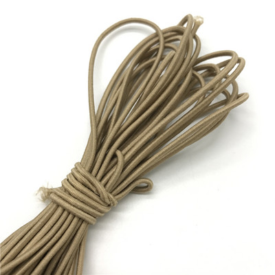 Αξεσουάρ ραπτικής DIY 5 μέτρα 2 χιλιοστών Πολύχρωμο υψηλής ποιότητας στρογγυλό ελαστικό στρογγυλό ελαστικό σχοινί Λάστιχο λάστιχο ελαστική γραμμή DIY