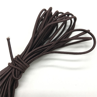 Αξεσουάρ ραπτικής DIY 5 μέτρα 2 χιλιοστών Πολύχρωμο υψηλής ποιότητας στρογγυλό ελαστικό στρογγυλό ελαστικό σχοινί Λάστιχο λάστιχο ελαστική γραμμή DIY