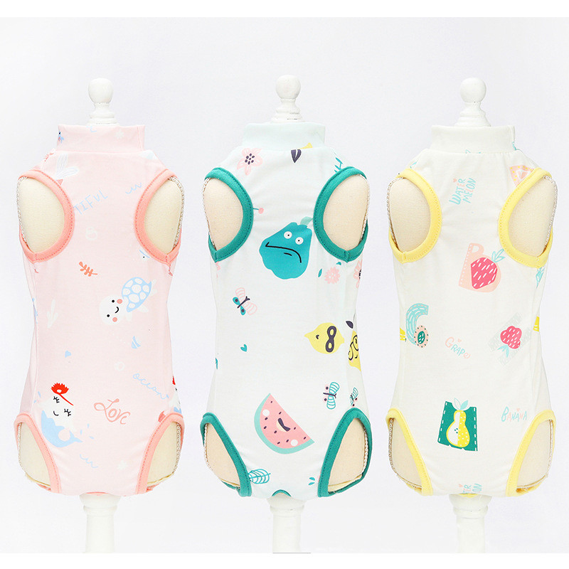 2023. gada mājdzīvnieku ķirurģijas rehabilitācijas apģērbs pēcoperācijas apģērbs kaķu atveseļošanās aizsargtērps kucēns, mazs suns, sfinksa, kaķu audums