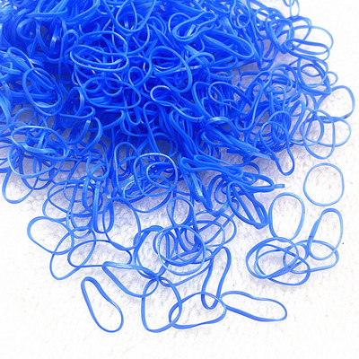 500pcs--2000pcs Πολύχρωμο λαστιχένιο δαχτυλίδι Ελαστικές λωρίδες μιας χρήσης Αλογοουρά Θήκη Λαστιχένια ζώνη Scrunchies Παιδικά αξεσουάρ μαλλιών