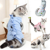 Kassi taastamise kaitseülikond Kirurgia Taastusravi Võõrutamine Steriliseerimine Riietus Kassipoja Vest Hingavad särgid Lemmikloomade riided