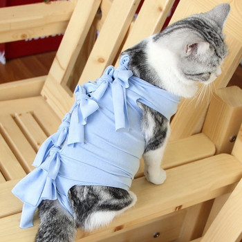 Στολή αποκατάστασης προστασίας γάτας Χειρουργική αποκατάσταση Απογαλακτισμός Αποστείρωση Ρούχα Γιλέκο γατάκι αναπνεύσιμα πουκάμισα Ρούχα για κατοικίδια