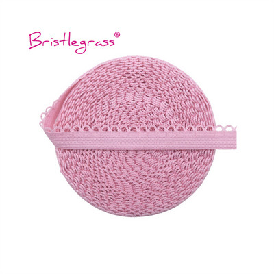 BISTLEGRASS 2 5 10 jards, 3/8 collas, 10 mm Picot Loop, frilly, mežģīņu apdare, elastīga spandeksa josla, galvas saite Apakšveļa, DIY, šūšana, amatniecība