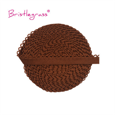 BISTLEGRASS 2 5 10 jards, 3/8 collas, 10 mm Picot Loop, frilly, mežģīņu apdare, elastīga spandeksa josla, galvas saite Apakšveļa, DIY, šūšana, amatniecība