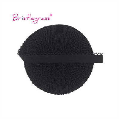 BISTLEGRASS 2 5 10 jards, 3/8 collas, 10 mm Picot Loop, frilly, mežģīņu apdare, elastīga spandeksa josla, galvas saite Apakšveļa, DIY, šūšana, amatniecība