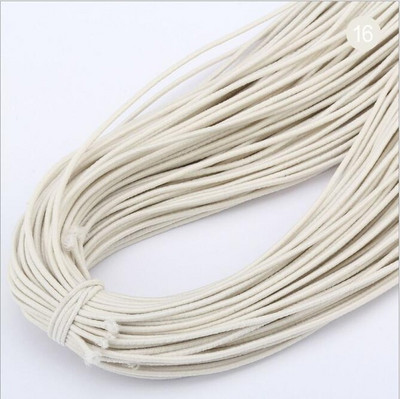 1 mm krāsaina augsti elastīga apaļa elastīga lente apaļa elastīga virve gumijas josla elastīga līnija DIY šūšanas rotaslietas aksesuāri 9 jardi