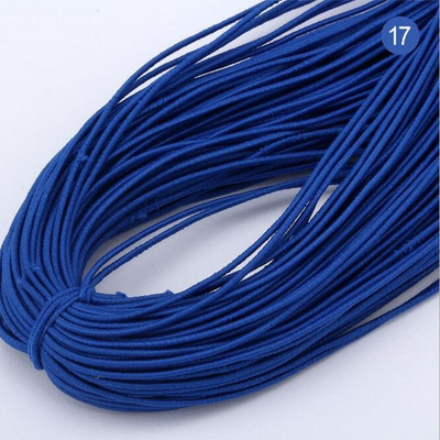 1 mm krāsaina augsti elastīga apaļa elastīga lente apaļa elastīga virve gumijas josla elastīga līnija DIY šūšanas rotaslietas aksesuāri 9 jardi