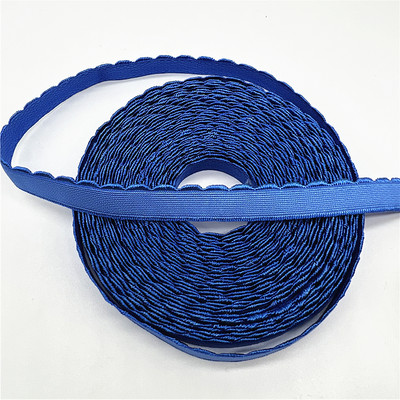 5 jardi/lots 10 mm pusmēness mežģīņu elastīga lente, pārlokama pāri spandeksa elastīgā lente, mežģīņu apgriešanas jostasvietas siksnas šūšanai, apģērba aksesuārs