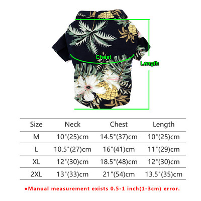 Mājdzīvnieku kaķu krekls Apģērbs Pavasaris Vasara Pludmale Apdrukāts Kaķu T-krekls Veste Ziediem Kaķiem Suņiem T-krekls Mētelis kucēnu kostīms Mājdzīvnieku apģērbs