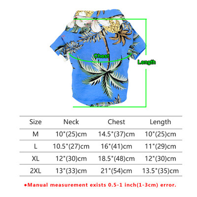 Mājdzīvnieku kaķu krekls Apģērbs Pavasaris Vasara Pludmale Apdrukāts Kaķu T-krekls Veste Ziediem Kaķiem Suņiem T-krekls Mētelis kucēnu kostīms Mājdzīvnieku apģērbs
