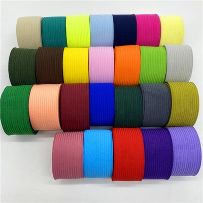 2yards/Lot 20mm 25mm High Elastic Sewing Elastic Band For Fiat Rubber Band Waist Band Stretch Rope Elastic Ribbon