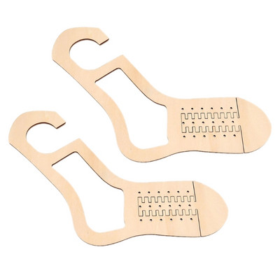 2 vnt Kūrybiškų medinių kojinių blokatorių kojinių atramų pakabukų kojinių gaminimo reikmenys