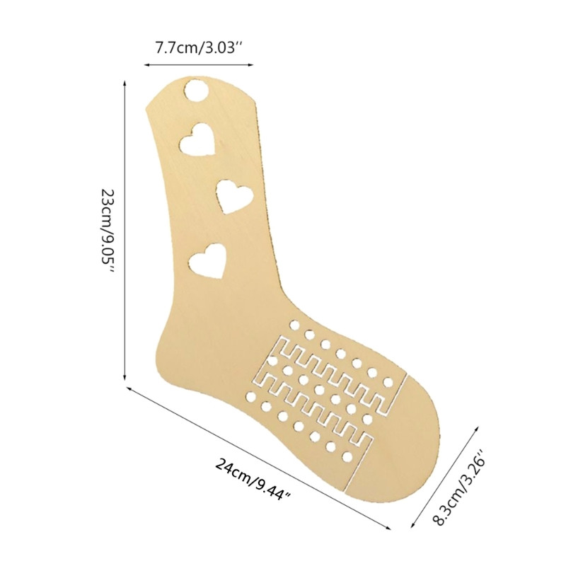 2 vnt Kūrybiškų medinių kojinių blokatorių kojinių atramų pakabukų kojinių gaminimo reikmenys