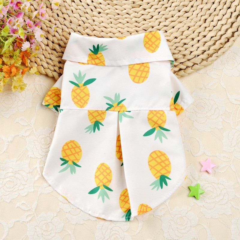 Cămașă pentru câine mic, mijlociu, imprimeu, pisică, cămașă subțire, ținută drăguță pentru animale de companie, vestă reglabilă pentru cățeluș, haine moi pentru animale de companie, haine pentru câini chihuahua