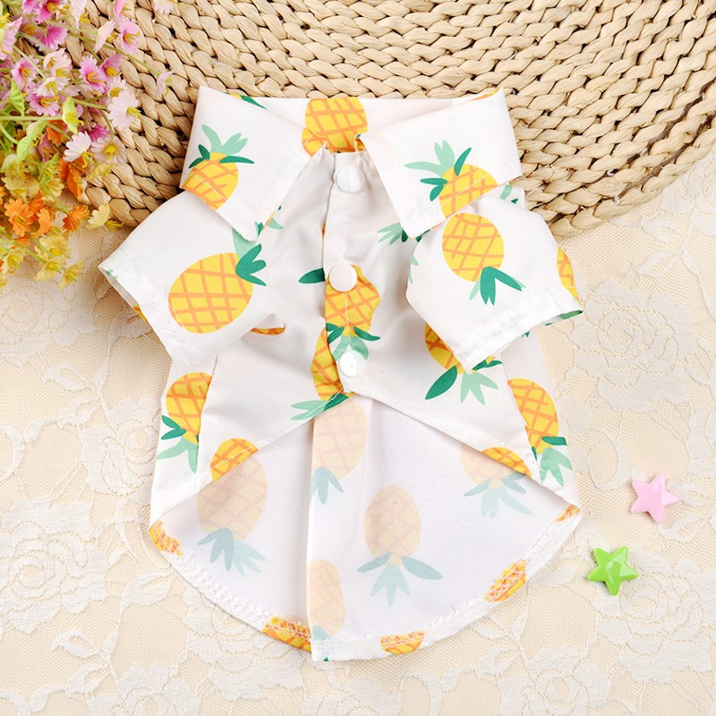 Cămașă pentru câine mic, mijlociu, imprimeu, pisică, cămașă subțire, ținută drăguță pentru animale de companie, vestă reglabilă pentru cățeluș, haine moi pentru animale de companie, haine pentru câini chihuahua