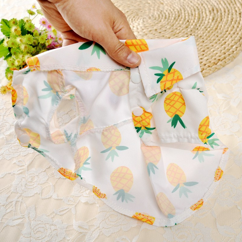 Cămașă pentru câine mic, mijlociu, imprimeu, pisică, cămașă subțire, ținută drăguță pentru animale de companie, vestă reglabilă pentru cățeluș, haine moi pentru animale de companie, haine pentru câini chihuahua