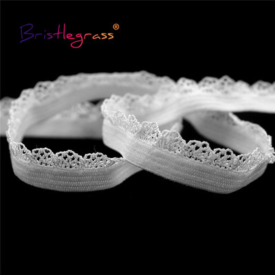 BISTLEGRASS 2 5 10 jards, 3/8 collas, 10 mm Picot Loop, mežģīņu apdare Elastības, dekoratīvas spandeksa lentes Apakšveļa Apakšveļa Šūšana Amatniecība