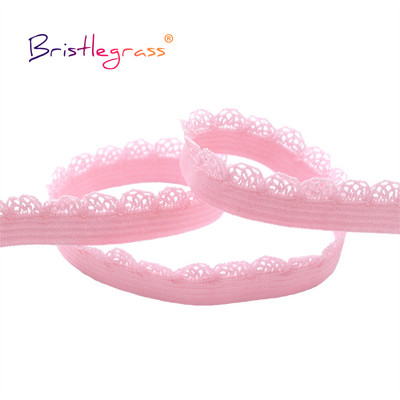 BISTLEGRASS 2 5 10 jards, 3/8 collas, 10 mm Picot Loop, mežģīņu apdare Elastības, dekoratīvas spandeksa lentes Apakšveļa Apakšveļa Šūšana Amatniecība