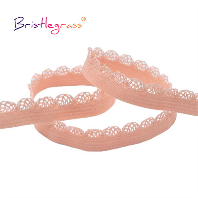 BISTLEGRASS 2 5 10 jards, 3/8 collas, 10 mm Picot Loop, mežģīņu apdare Elastības, dekoratīvas spandeksa lentes Apakšveļa Apakšveļa Šūšana Amatniecība