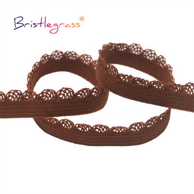 BISTLEGRASS 2 5 10 jards, 3/8 collas, 10 mm Picot Loop, mežģīņu apdare Elastības, dekoratīvas spandeksa lentes Apakšveļa Apakšveļa Šūšana Amatniecība